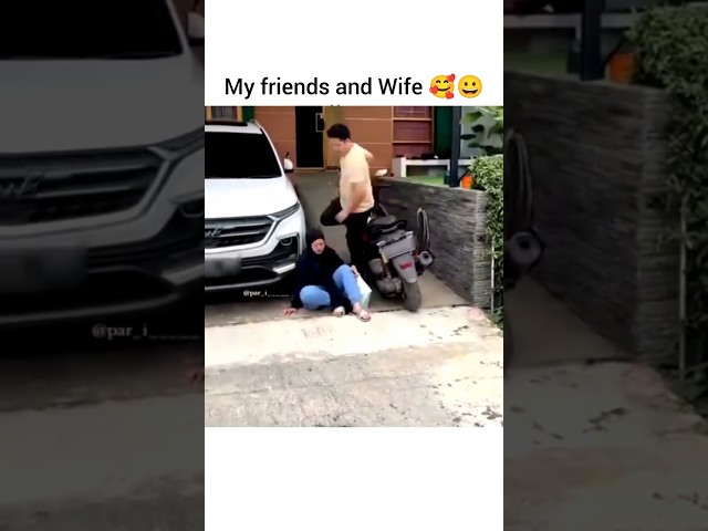 My friends and Wife 🥰😀 #shorts #motovlog #reaction #funny #bikerider