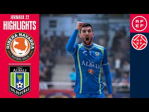 Resumen #PrimeraDivisiónFS | ATP Iluminación Ribera Navarra 1-3 Viña Albali Valdepeñas | Jornada 22