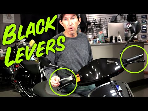 Installing Black Levers on the New 2024 Vespa GTV