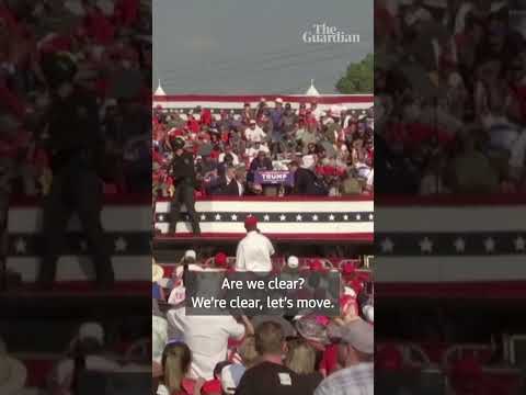 ‘Let me get my shoes’: Trump rally shooting secret service audio #trump #trumpnews