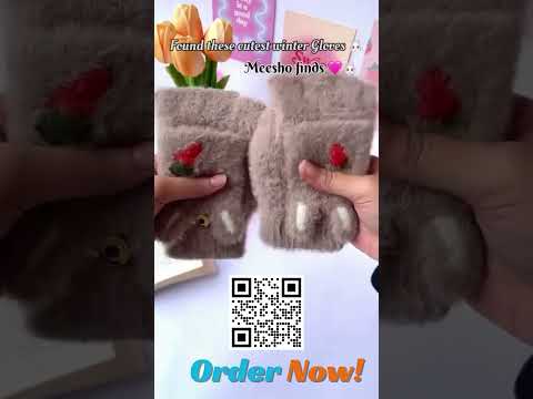 Winter must have CUTE Gloves #meeshofinds #fashion #gloves #onlineshopping #meesho #amazonfinds