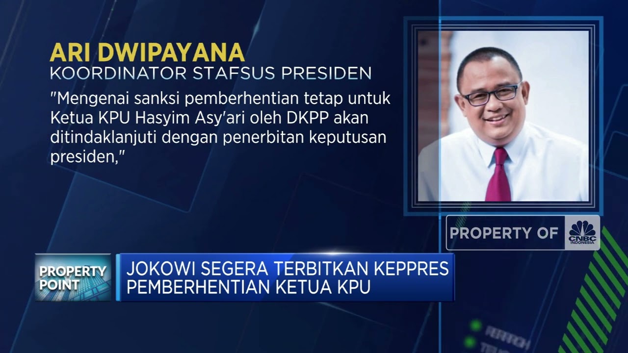 DKPP Pecat Ketua KPU, Ini Respons Istana