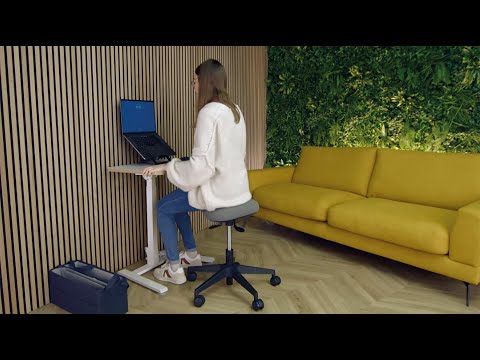 Leitz Ergo Small Foldable Sit Standing Desk- Inspiration video