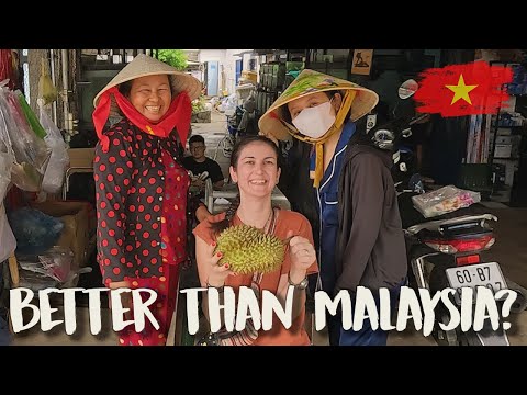 First Time trying DURIAN in Vietnam! 🇻🇳
