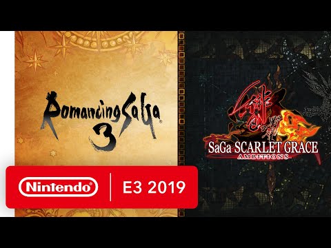 Romancing SaGa 3 and SaGa SCARLET GRACE: AMBITIONS - Announcement Trailer - Nintendo Switch