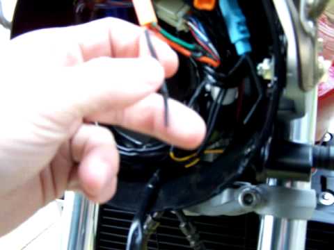 How to install aftermarket turn signals - YouTube kawasaki vulcan 800 turn signal light wiring diagram 