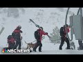 Very difficult conditions: Witness describes deadly avalanche in California