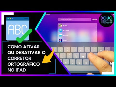 Como Ativar/Desativar o CORRETOR ORTOGRÁFICO no IPAD
