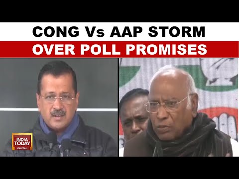 Delhi Poll: AAP Vs Congress Over Freebies And AAP Poll Promises | India Today News