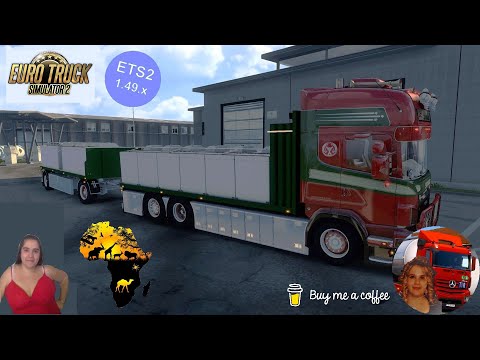 SCANIA R560 DONSLUND + TRAILER v5.1 ETS2 1.49.x