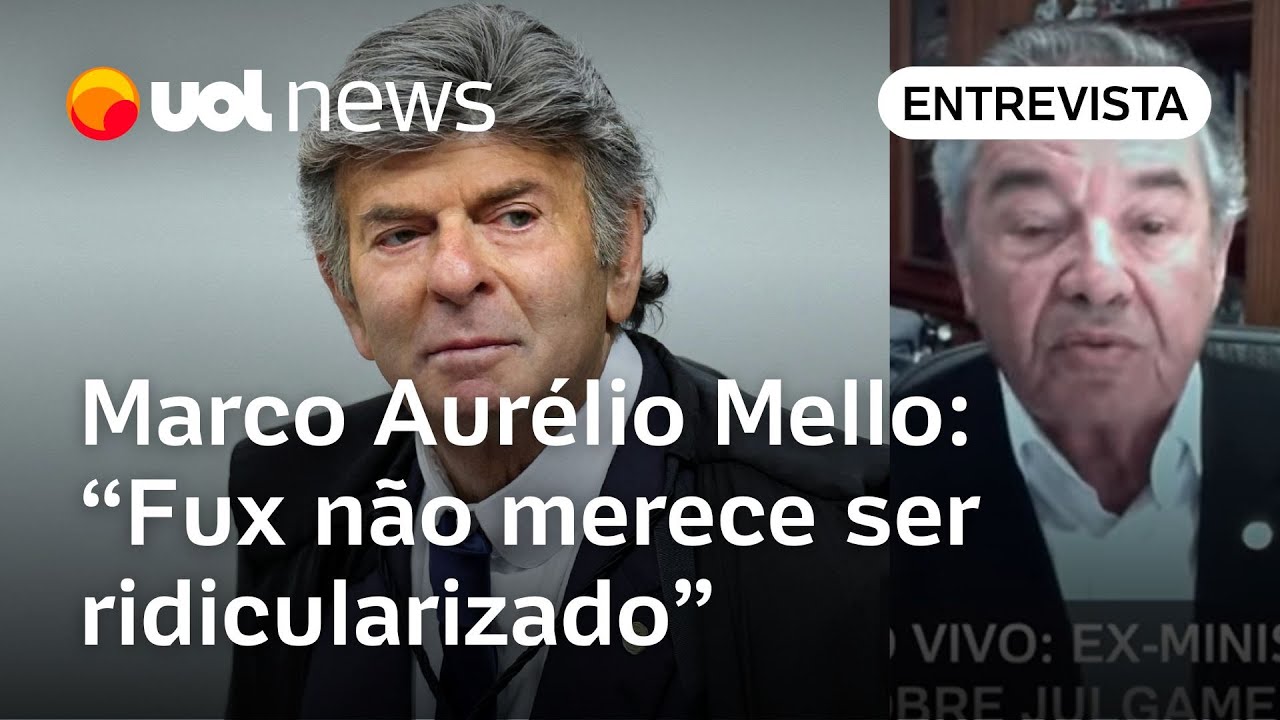 Marco Aurélio Mello critica julgamento de Bolsonaro no STF mas elogia e defende voto de Fux