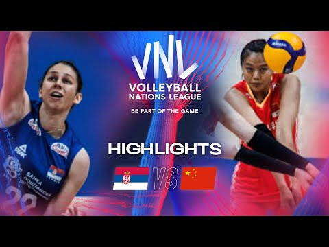 🇷🇸SRB vs. 🇨🇳CHN - Highlights | Week 1 | Women's VNL 2024