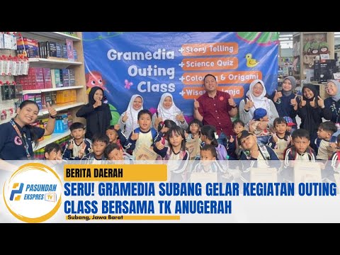 Seru! Gramedia Subang Gelar Kegiatan Outing Class Bersama TK Anugerah