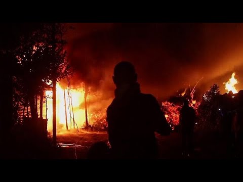 Kongo’da faaliyete geçen Nyiragongo Yanardağı, yüzlerce kişiyi evsiz bıraktı