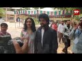 ఓటు  హక్కును వినియోగించుకున్న హీరో నాని దంపతులు : Hero Nani Casting The Vote : 99TV  - 01:07 min - News - Video