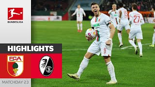 Chances taken: FCA wins against Freiburg | FCA — SCF 2-1 | Highlights | MD 23 – Bundesliga 23/24