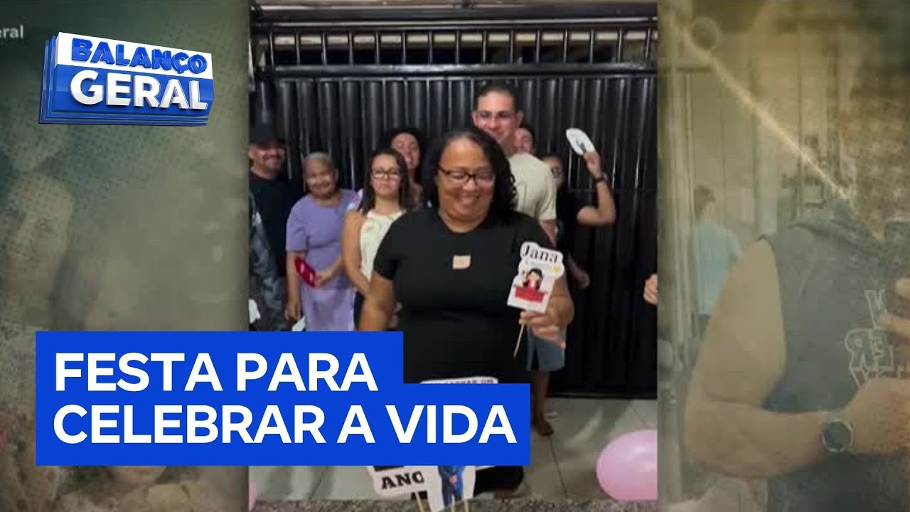 Família de Pernambuco celebra pequenas e grandes conquistas com confraternizações especiais
