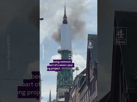 Rouen cathedral catches fire during renovations