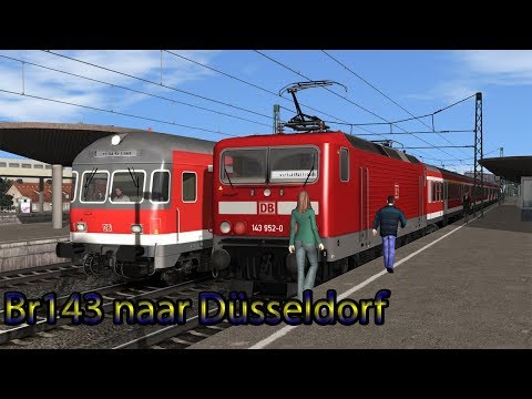 Met de BR 143 naar Dusseldorf Train Simulator 2018