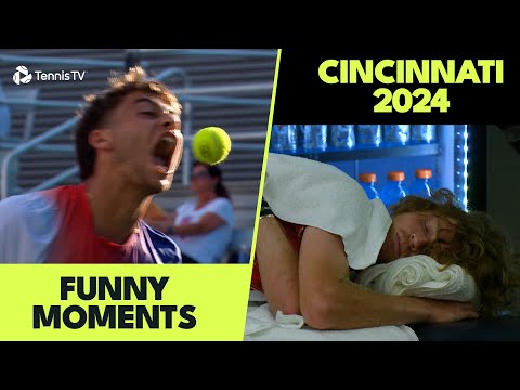 Impressive (and not so impressive) Fan Catches; Sinner Snooze & More | Cincinnati 2024 Funny Moments