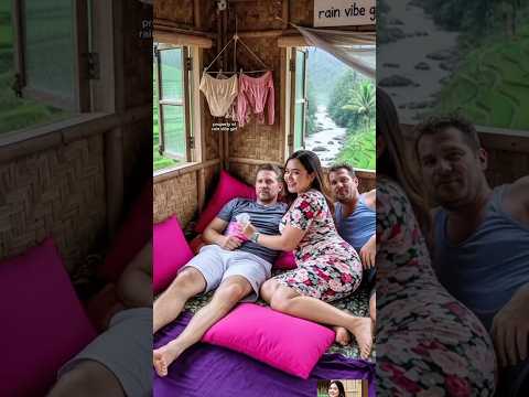 Tropical Rain Vibes in the Countryside | Calm and Peaceful Sounds#villagelife #rain