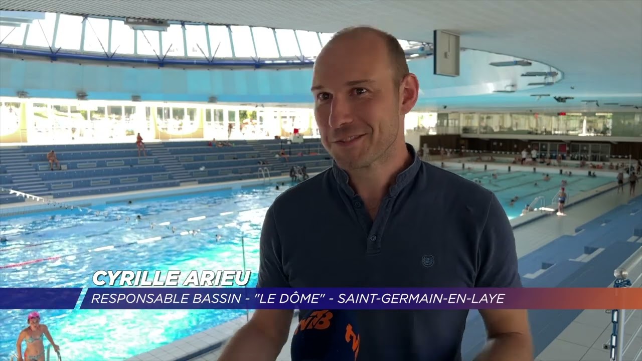 Yvelines | Vague de chaleur : pic de fréquentation à la piscine de Saint-Germain-en-Laye
