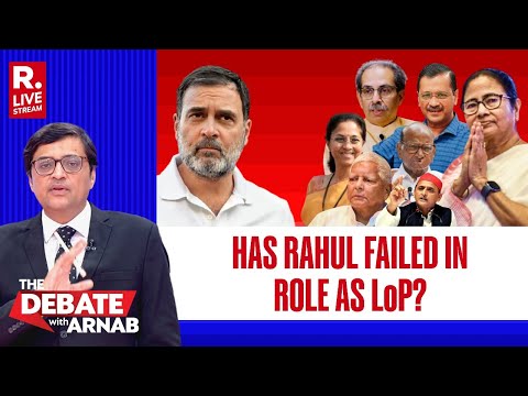 Debate With Arnab LIVE: INDI Allies Want Rahul's Ouster, Rally Under Mamata