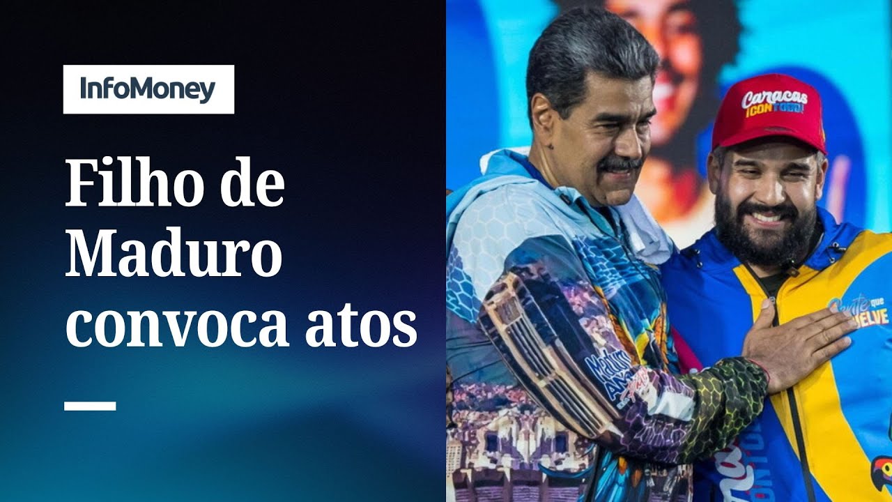 Filho de Maduro convoca atos e promete reação após ofensiva dos EUA | InfoMoney News