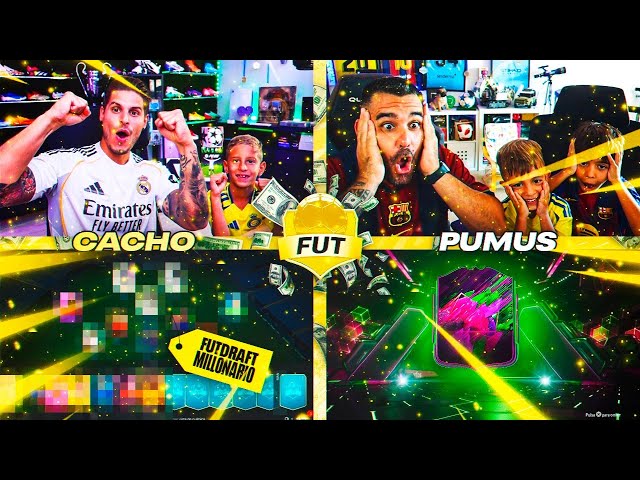 BATALLA DE HIJOS!! EL PRIMER FUT DRAFT MILLONARIO DE HECTOR VS THIAGO!! | FC 25