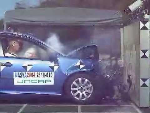 Видео краш-теста Volkswagen Golf v 3 двери 2003 - 2008