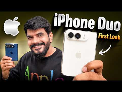 iPhone Duo Hands On &amp; First Impressions 🔥 Apple’s First Foldable iPhone! | Telugu