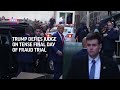 Trump defies judge on tense final day of NY civil fraud trial  - 01:55 min - News - Video