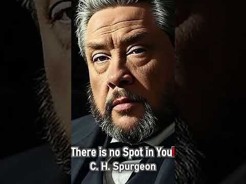 There is no Spot in You! - Charles Spurgeon Devotional #shorts #christianshorts #JesusChrist #Jesus