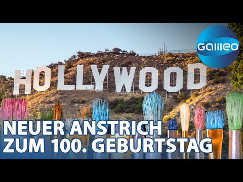 Hollywood wird 100! Neuer Glanz für den bekanntesten Schriftzug der Welt | Galileo | ProSieben