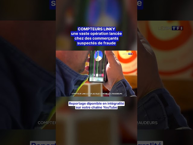 Compteurs Linky : une vaste opération lancée chez des commerçants suspectés de fraude｜TF1 INFO