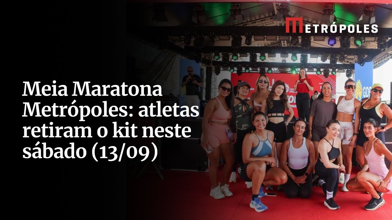 Meia Maratona Metrópoles atletas retiram o kit neste sábado 13090