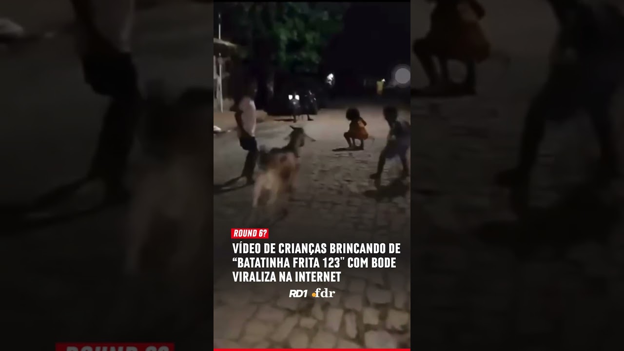🐐 Crianças brincam de Batatinha Frita 123 com bode e vídeo viraliza na web
