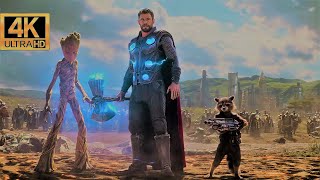 Thor Arrives In Wakanda Scene - 