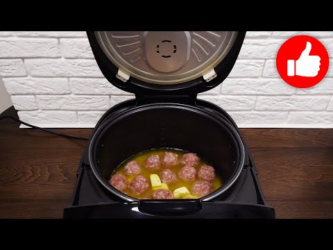 Угодила всей семье! Всё в одной мультиварке – мясо (фрикадельки) и булгур на ужин вкусно и просто.