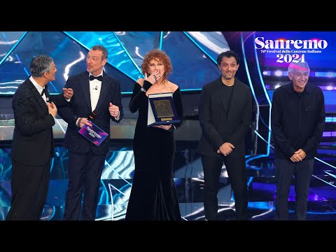 Sanremo 2024 - I Premi della critica, sala stampa e dell'Orchestra