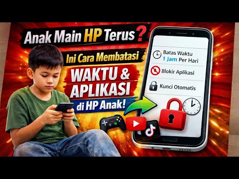 Anak Main HP Terus? Ini Cara Membatasi Waktu dan Aplikasi di HP Anak