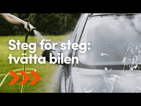 Så tvättar du bilen effektivt och skonsamt - Steg för steg med Skruvat.se