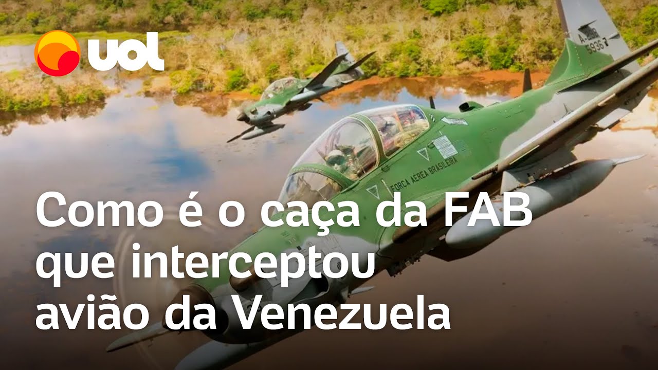 Super Tucano Caça da FAB que interceptou avião venezuelano já foi comprado por 15 países