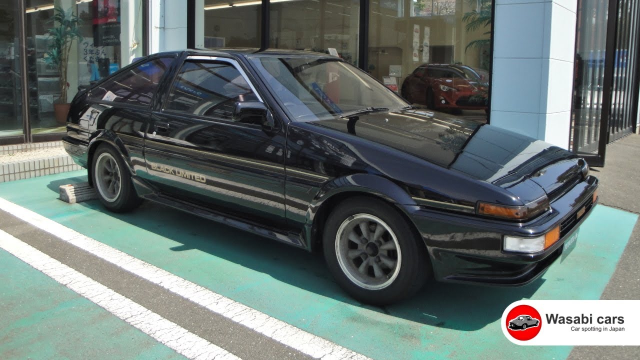 toyota ae86 trueno black limited #6