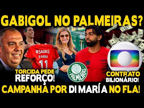 A VERDADE SOBRE GABIGOL NO PALMEIRAS! TORCIDA PEDE CONTRATAÇÃO DE DI MARÍA! CONTRATO BILIONÁRIO!