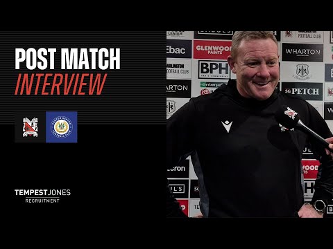 Curzon Ashton Post-Match Interview: Steve Watson