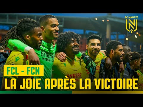 FC Lorient - FC Nantes : la joie après la victoire