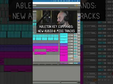 New MIDI & audio key commands in Ableton Live 💣 #shorts