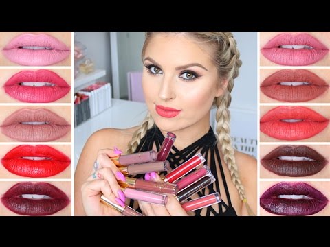 Lip Swatches & Review! ? Mellow Cosmetics Lipstick and Liquid Lip Paint