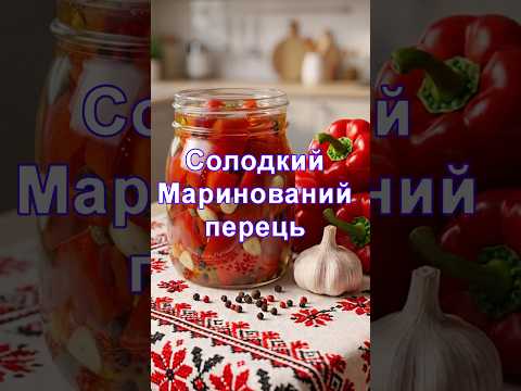 Перець з Медом на Зиму🌶️🍯 Скільки варити? Щоб був Хрумким. Солодкий Маринований перець
